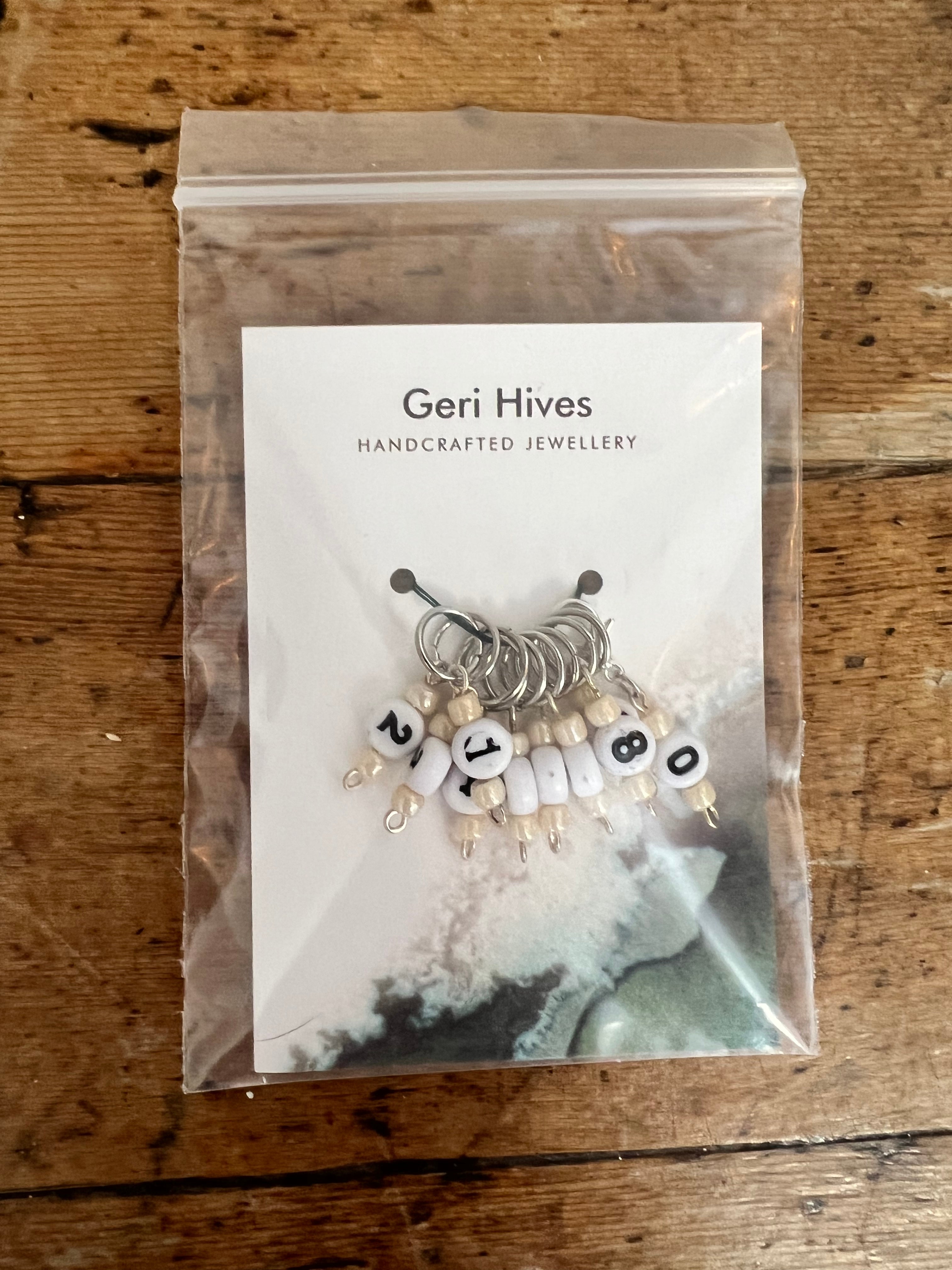Geri Hives Numbered Stitchmarkers